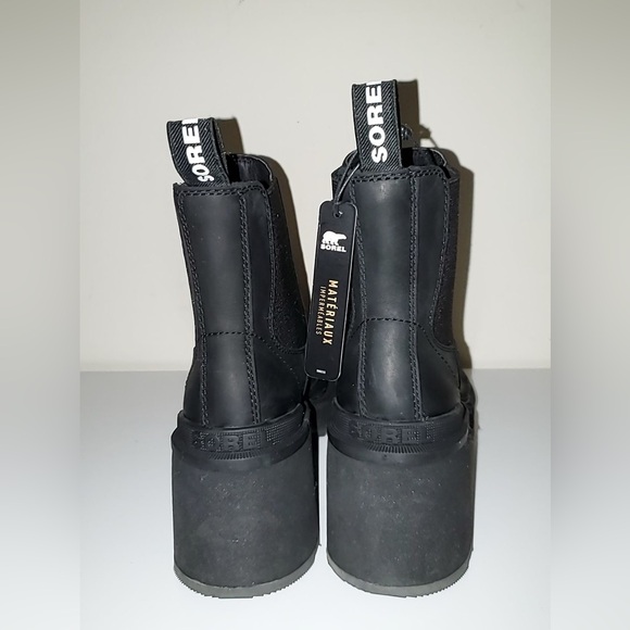 Sorel HI-LINE™ HEEL CHELSEA BOOT | Black Sea Salt | Size: 10 NWT - Picture 9 of 16